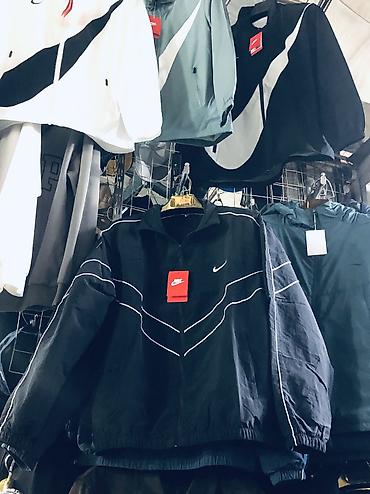 крой брюки: Мужской спортивный костюм, XL, Nike, Новый, цвет - Черный, Платная доставка — 1