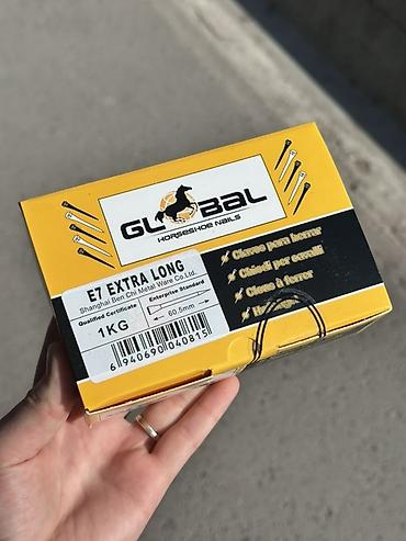 гвозди 100: Гвозди для подков GLOBAL Horseshoe Nails E7 Extra Long - Назначение — 1