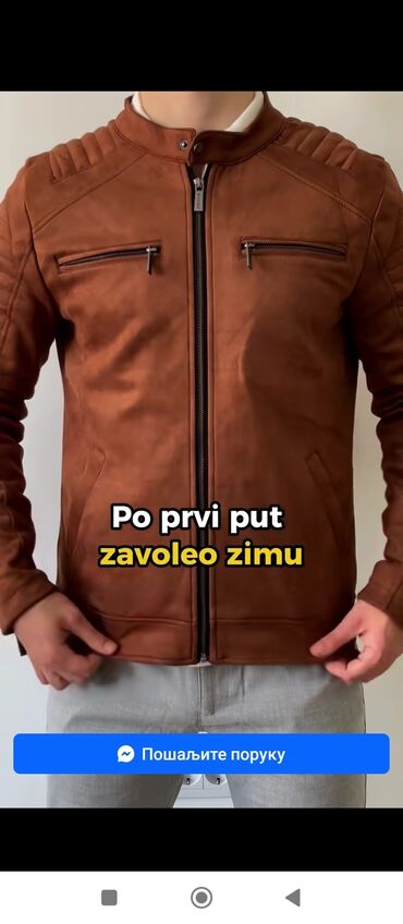 novi tech fleece: Nova muška jakna od prevrnute eko kože
Veličina L