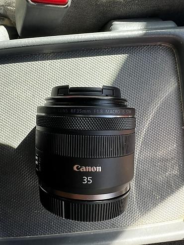 Объектив Canon RF 35mm f/1.8 Macro IS STM с коробкой - Байонет at lalafo.kg Объектив Canon RF 35mm f/1.8 Macro IS STM с коробкой - Байонет