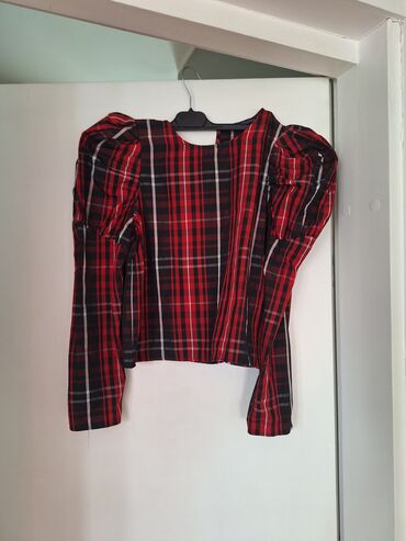 zara topic: XS (EU 34), Polyester, Plaid, color - Multicolored