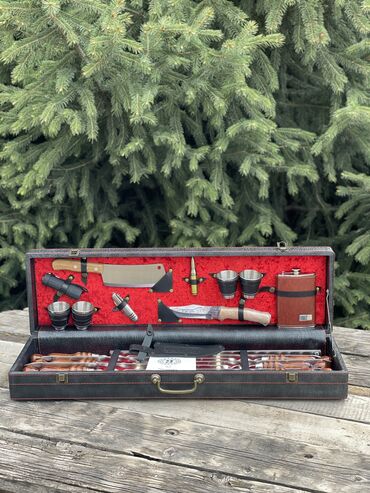 Шашлычные наборы: Подарочные наборы для шашлыка идеальный подарок для мужчин Все наборы — 4