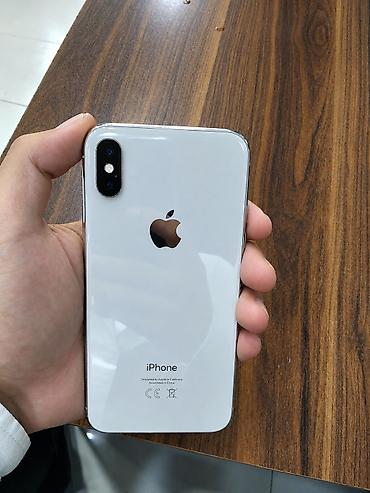 Mobil telefonlar: IPhone X, 64 GB, Gümüşü, Simsiz şarj — 1