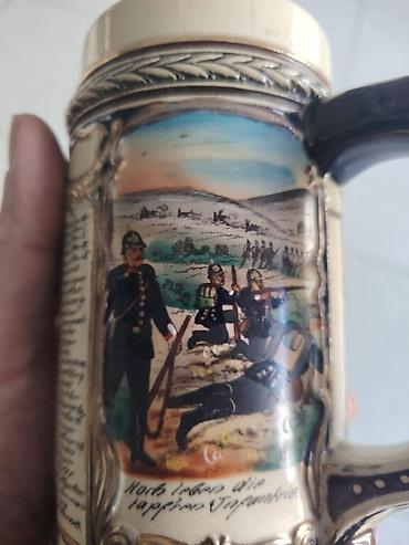 İncəsənət və kolleksiyalar: Bu — alman pivə krujkasıdır (Krug), “Reservistenkrug” adlanan — 6