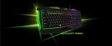 prodaja ps4: Genius GX Gaming Scorpion K220 – gejmerska tastatura sa višebojnim LED — 2