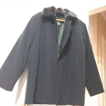 зимние шапки мужские: Куртка 4XL (EU 48), цвет - Черный