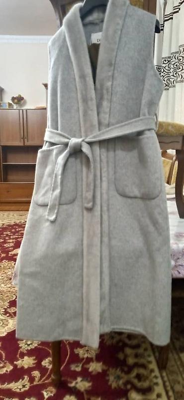 Пальто: Пальто, Халат, Зима, Короткая модель, С поясом, L — 3