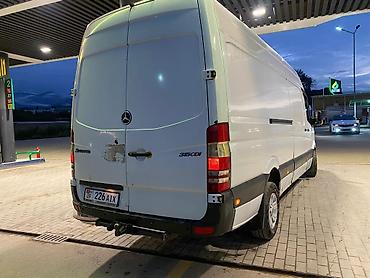 капот спринтера: Mercedes-Benz Sprinter (длинная база, высокий крыша), белый. Основные — 7