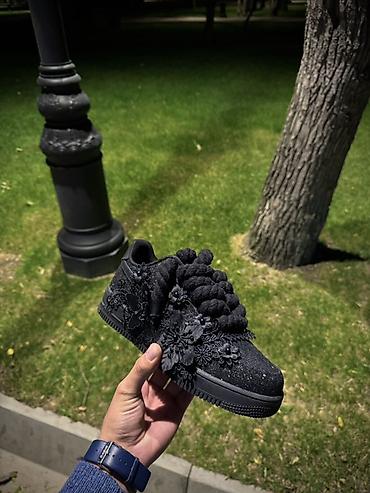 Айымдардын бут кийими: Кроссовкалар, 40, 41, 42, Nike, Жаңы, түсү - Кара — 3