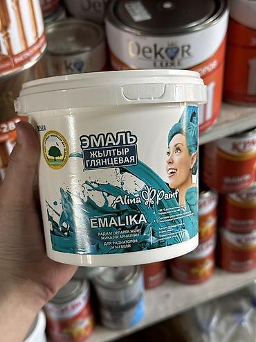 Эмаль: Эмаль глянцевая Alina Paint EMALIKA для радиаторов и мебели — 1