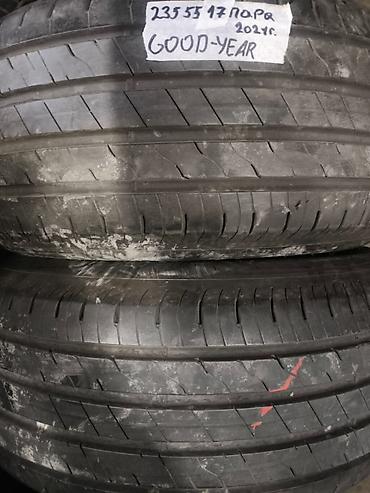 good year: Шины 235 / 55 / R 17, Лето, Б/у, Пара, Легковые, GoodYear — 1
