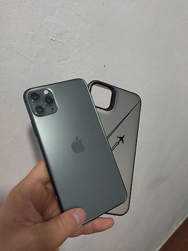 iphone 11 pro max цена бу: IPhone 11 Pro Max, Б/у, 512 ГБ, Matte Midnight Green, Чехол, 100 % — 2