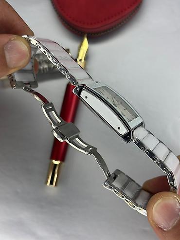 3d saat: RADO zərif saat – düzbucaqlı keramika korpus və keramika qolbaq - — 9