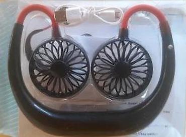 Mini prenosivi ventilatori: VENTILATOR ZA VRAT CRVENO-CRNI NOV RASHLADJIVAC ZA VRELE DAN | Cene — 12
