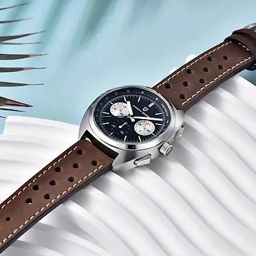 Ručni satovi: PAGANI DESIGN PD-1782 - 39mm - Crna/Koža Potpuno nov muški sat PAGANI — 7