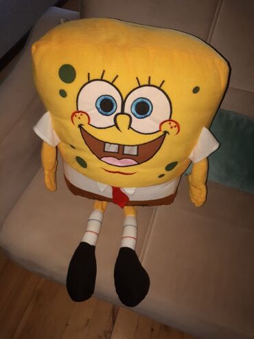 uşaq üçün masinlar: SPONGE BOB (yumuşak oyuncaq) Uşaq üçün bundan gözəl hədiyyə ola