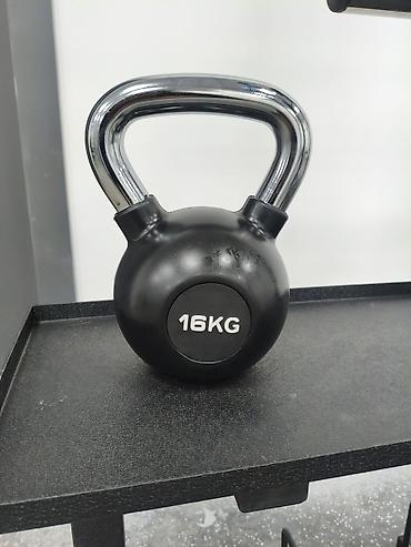 Гантели: Гантели гири бамперные блины грифы скамья силовая рама беговые дорожки — 6