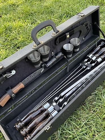 Шашлычные наборы: 🔥 Настоящий мужской набор для шашлыка в кейсе! 🔥 Когда дело доходит — 10