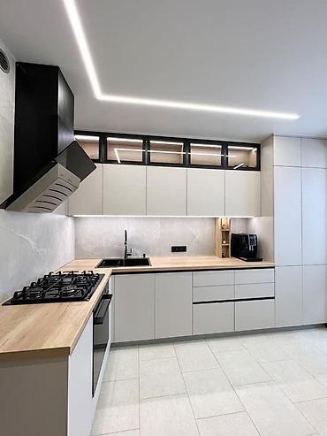 silver kitchen: Кухня от 9 000 сом/м² | 3D проект бесплатно Премиальная мебель от — 1