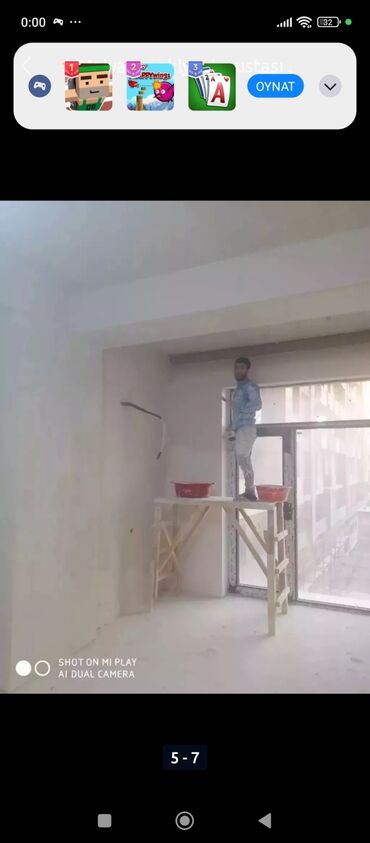 Təmir işləri: Malyar ustası paduqa emulsiya lminat Aboy işleri görürük cəld və — 2