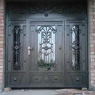 Распашные ворота: Ворота калиткой навесы качели любой сложности из металла частные at lalafo.kg — 4 Распашные ворота: Ворота калиткой навесы качели любой сложности из металла частные — 4