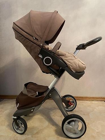 Gəzinti arabaları: Stokke Xplory uşaq arabası – qəhvəyi rəng Xüsusiyyətlər: - Yüksək — 1