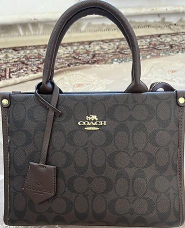 сигиш ру: Сумка COACH (Signature C, коричневая)
НОВАЯ! — 1