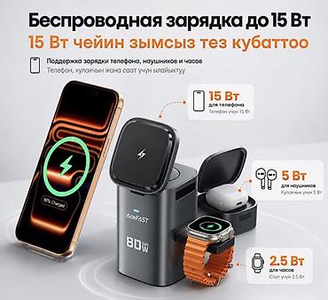 ace: Док-станция 6 в 1 ACEFAST Z9 80 Вт — беспроводная зарядка Qi2, GaN — 10
