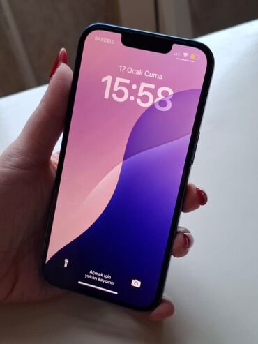 iphone 13 islenmis: IPhone 13, Blue Titanium, Отпечаток пальца, Face ID