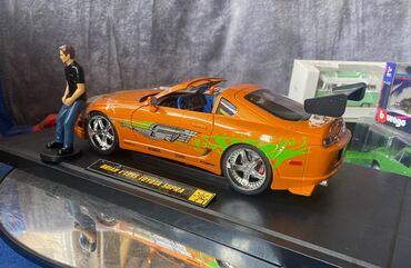 Avtomobil modelləri: Коллекционная модель Toyota Supra A80 Orange 1995 Jada Toys Art — 22