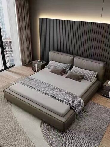 кровать 180: Двуспальная кровать, Новый, С матрасом, длина - 2000 см