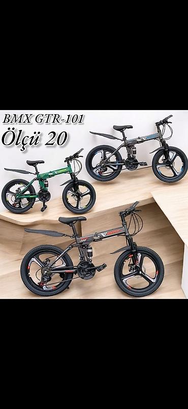 roker velosiped: Yeni Şəhər velosipedi Stels, 20", sürətlərin sayı: 1, Ünvandan götürmə, Ödənişli çatdırılma, Rayonlara çatdırılma — 7