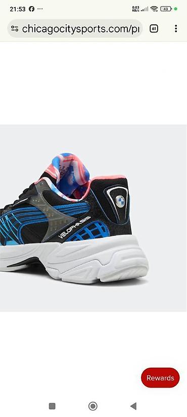 Kişi ayaqqabıları: PUMA x BMW M Motorsport Velophasis idman ayaqqabısı - Model — 1