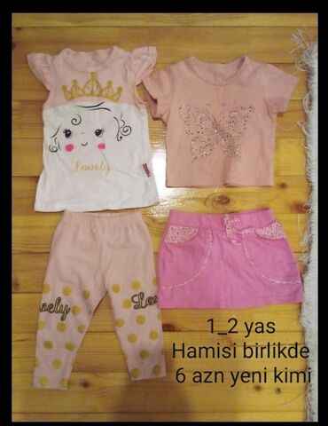 Məktəbli forması: Uşaq dəsti, Qız üçün, 1 - 2 yaş