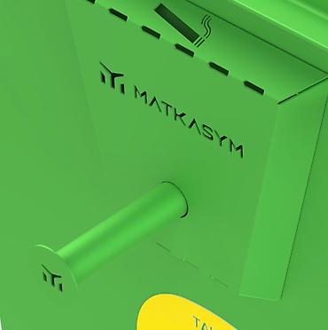 баня контейнер: Мусорный бак «Tazalyk» 1100л без крышки (Зеленый) — 5