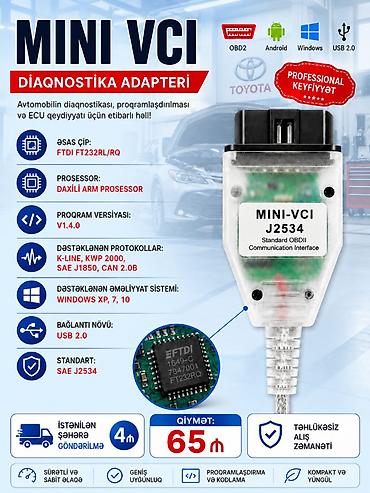 toyota orjinal ehtiyat hisseleri: "Mini VCI" Toyota diaqnostika cihazı. ⛔Перед установкой ПО — 1