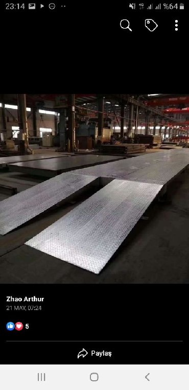 Ticarət tərəziləri: 100 t
terezi satisi — 4