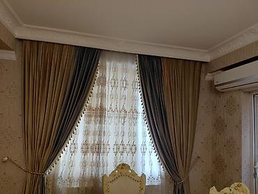 2 ci perde: İkiqat pərdə dəsti tul 9 metr dekorlar heresi 4metr barxot - — 1