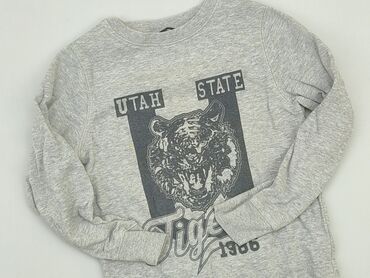 siwy sweterek: Sweatshirt, George, 10 years, 134-140 cm, condition - Good