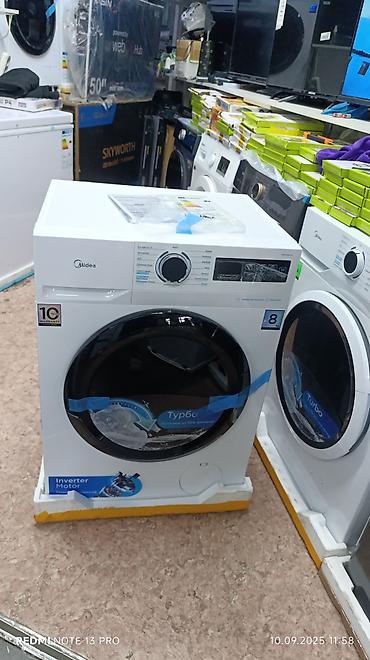Стиральная машина автомат, Новый, Midea, До 8 кг, Фронтальная, Оптом at lalafo.kg Стиральная машина автомат, Новый, Midea, До 8 кг, Фронтальная, Оптом