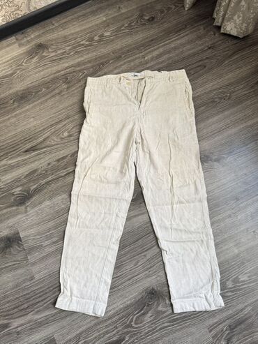 мужские классические брюки: Мужские брюки ZARA — 2 пары 1) Светло-бежевые брюки ZARA!!!