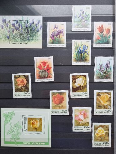 Markalar: Markalar. Azərbaycan və xarici markalar. Qiyməti 1 seriya+blok 4 azn — 4