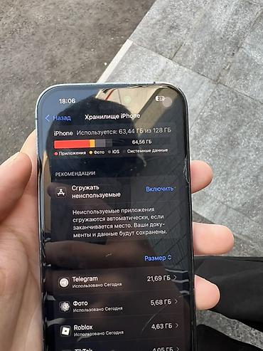 iphone 13pri: IPhone 14 Pro, 128 ГБ, цвет Deep Purple Акб 78% 128гб 0,5 камера не — 1