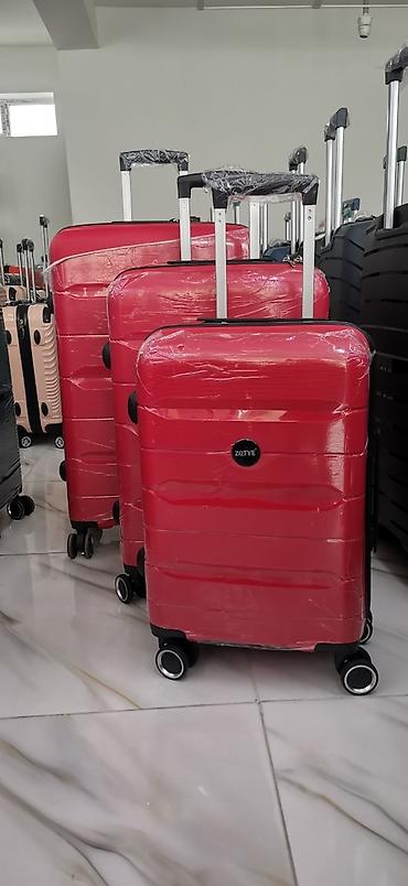 Çamadanlar: Silikon 3lü dəst endirimli çamadanlar Dəst olaraq endirimlə satılır — 10