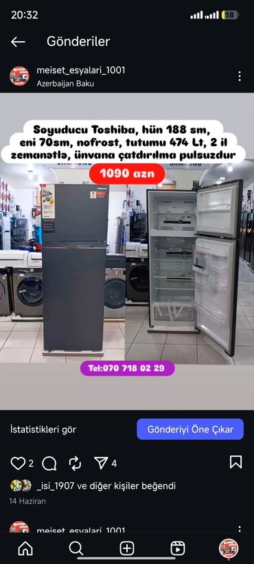 Digər aksesuarlar: Soyuducular anbardan satiş.WhatsaApp-a yazin.Modellərin qimətlərini — 27