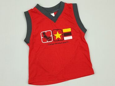 koszulka polo czerwona: T-shirt, 2-3 years, 92-98 cm, condition - Satisfying