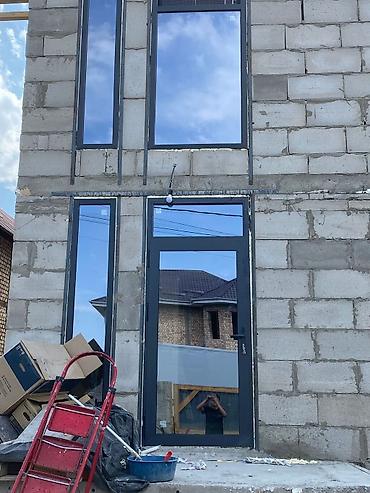 Курулуш жана оңдоо кызматтары: Окна и двери на заказ фасады витражи перегородки любой сложности цена — 6