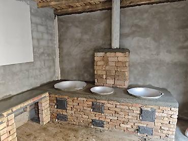 Дровяные печи: Уличная/домашняя дровяная очаговая печь под казаны (стационарный — 1