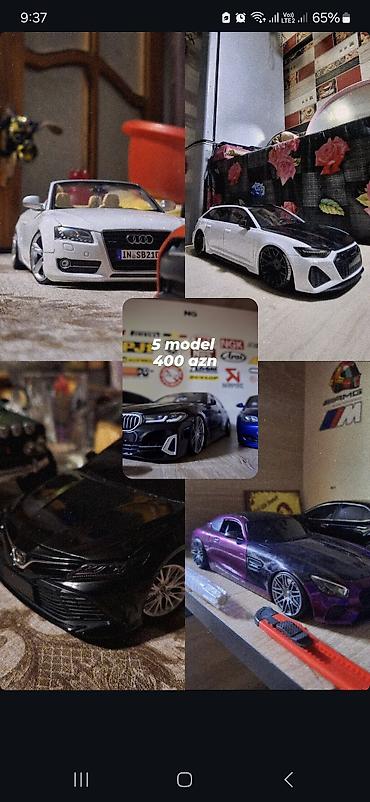 Çox tecili 5 model birlikde satilir maket terzinde yiqilib modeller