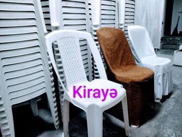 kirayə stol stul: Oturacaqların ki̇rayəsi̇, masa stol stul i̇carəsi̇. Arenda prokat